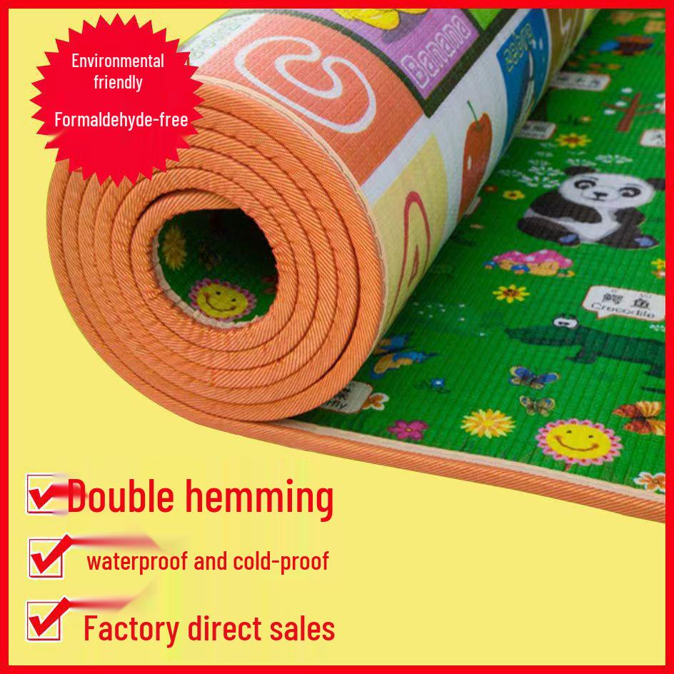 Thickened Waterproof Foam Baby Crawling Mat - Cold-Proof, Anti-Fall, Indoor/Outdoor Use