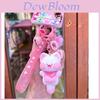 Cat Silicone Keychain Car Key Ring Gift For Kids