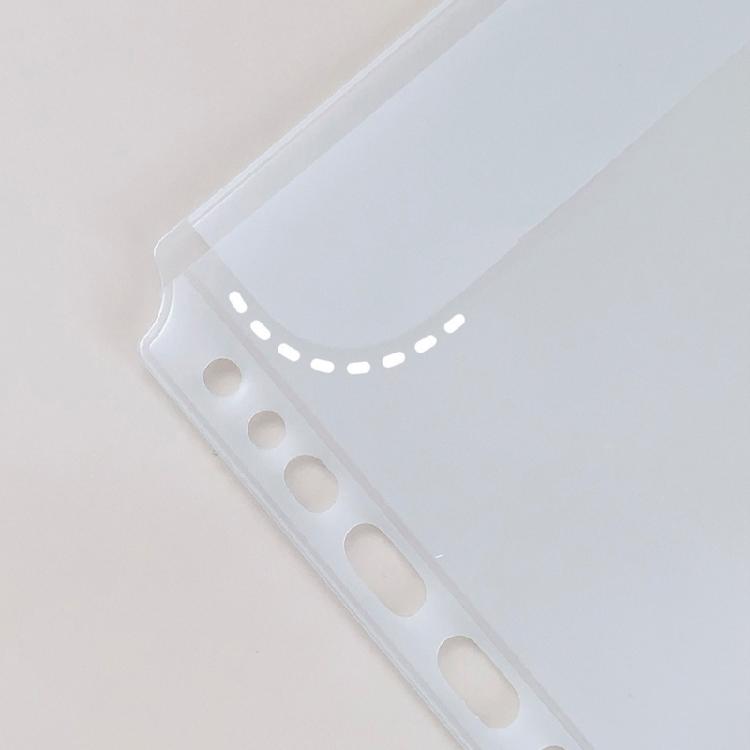 4 Rings Binder Letter Size Binder Folder Expanding Document Organizers Clear PVC Binder Pocket with Pre-Punched Holes