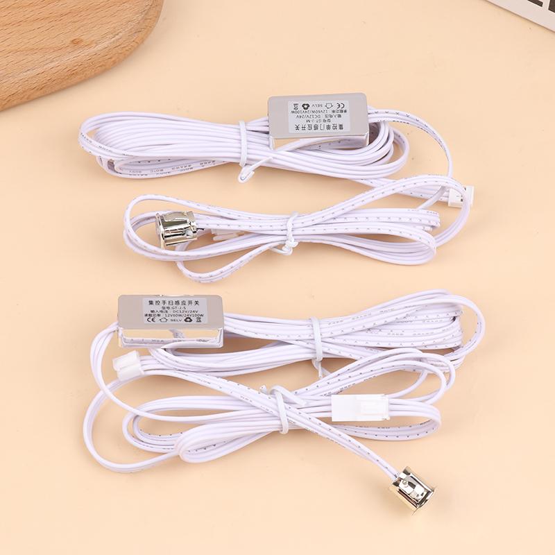 Dc 12-24V 5A Led Lamp Door Control Masking Type Sensor Mini Touch Sensor Cabinets Dupont Connector Cable Sensing Switch