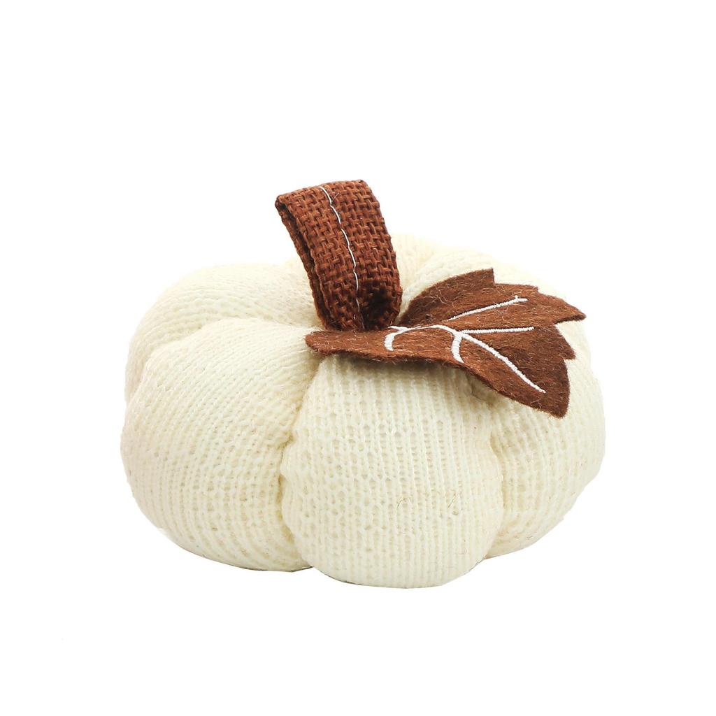 Handmade Orange Pumpkin Hanging Ornaments for Christmas and Thanksgiving Decorations
