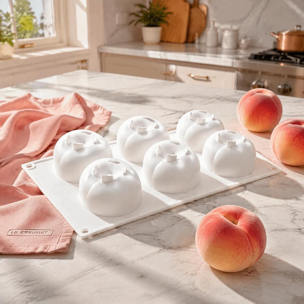 Lebensmittelechte Silikon-Fruchtform Dessertform Hitzebeständige Backform Französische Gebäckform