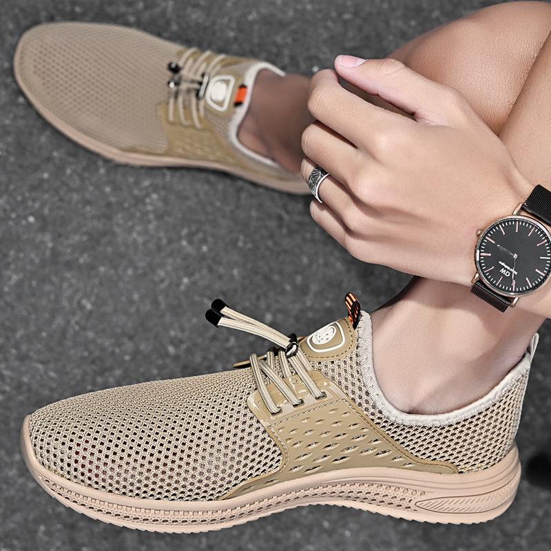 Summer Hollow Out Mens Loafers High Quality Breathable Sneakers for Men Shoes Outdoor Casual Walking shoes Comfy Moccasin Flat