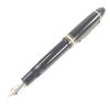 Great MONTBLANC Fountain Pen Meisterstck 149 Cap Type Black Gold 14C Mens Used