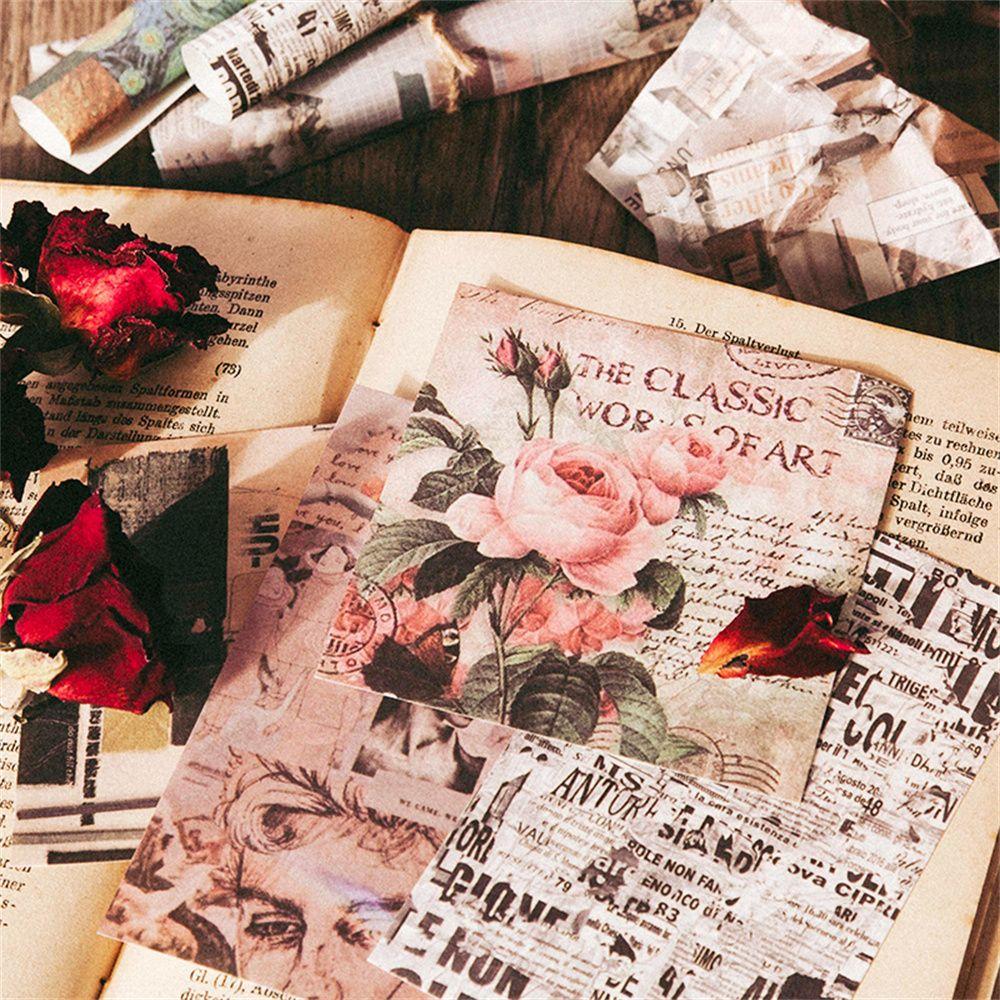 Buy 50pcs Journal Diy Diary Scrapbook Material Paper Decorative Collage Art Museum Fragment At Affordable Prices Free Shipping Real Reviews With Photos Joom