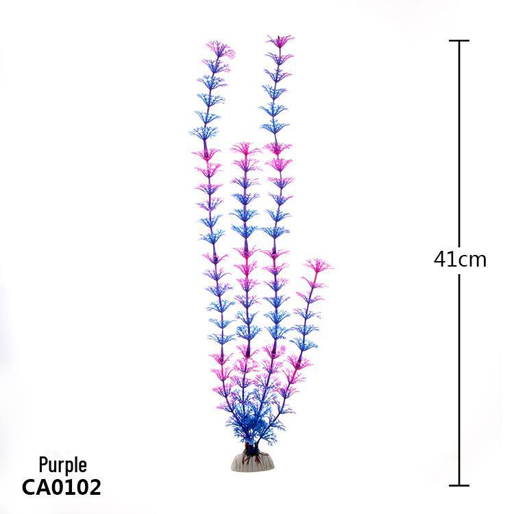 Fish Tank Decoration: Simulated Plant and Water Grass Silk Flower (CA)
