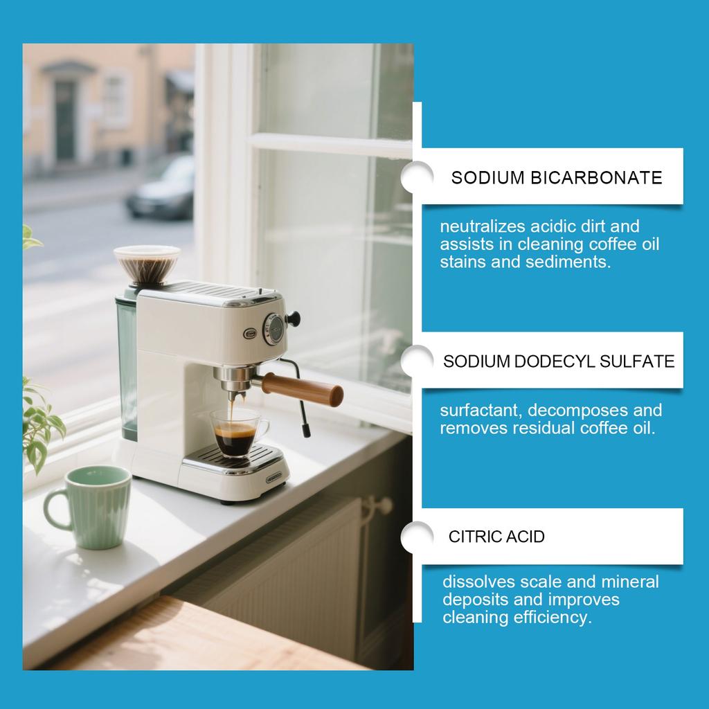 Coffee Machine Descaler Cleaner Tablets Coffee Machine Descaler,Coffee Maker Cleaner For All Single Use Coffee And Espressos Machines