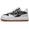 Li Ning Future C1 Slip Resistant Abrasion Resistant Low Top Skateboard Shoes Women's Black White AGCT244-4