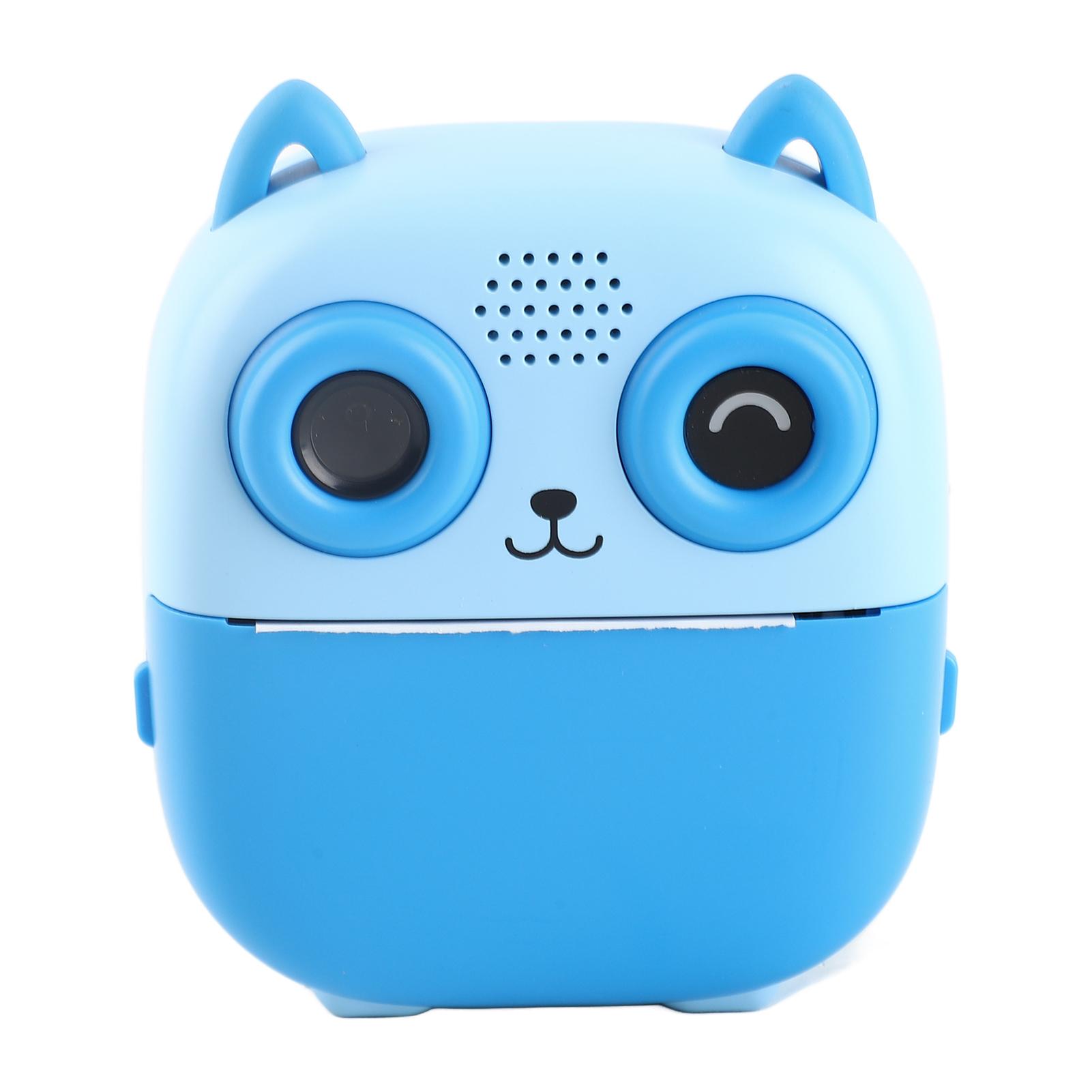 

Детская камера с высокой четкостью и мгновенной печатью Мини-камера с термопечатью Веселые игры Творчество синий