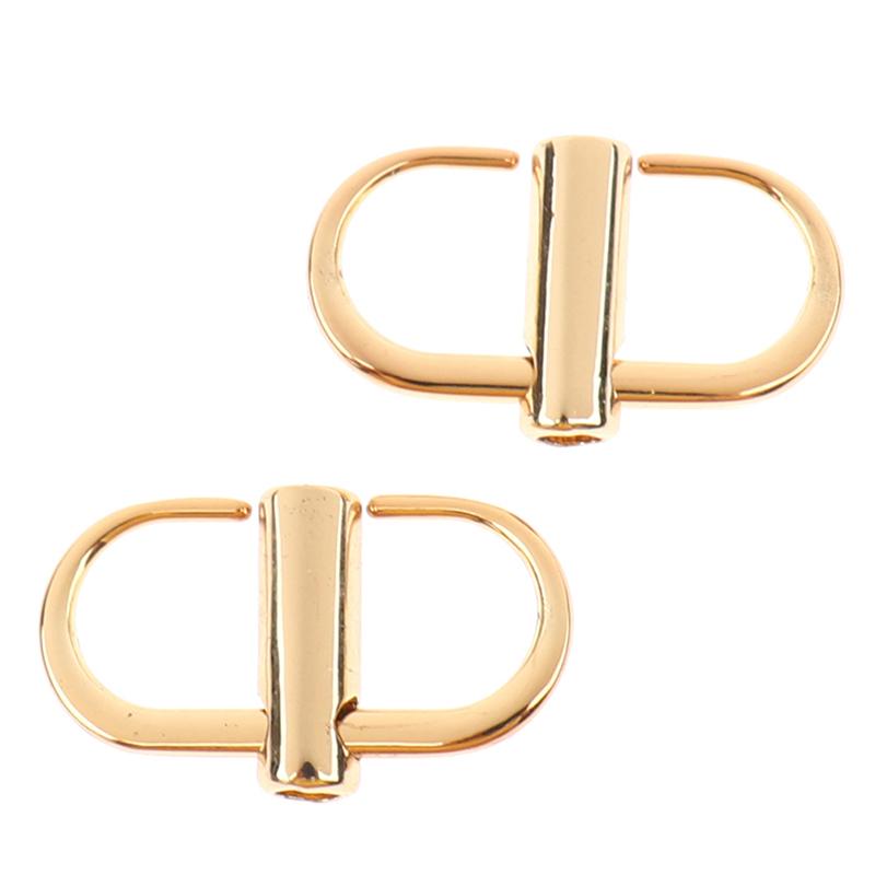 2X Adjustable Metal Buckle Clip Handbag Chain Strap Length Shorten Bag Accessory