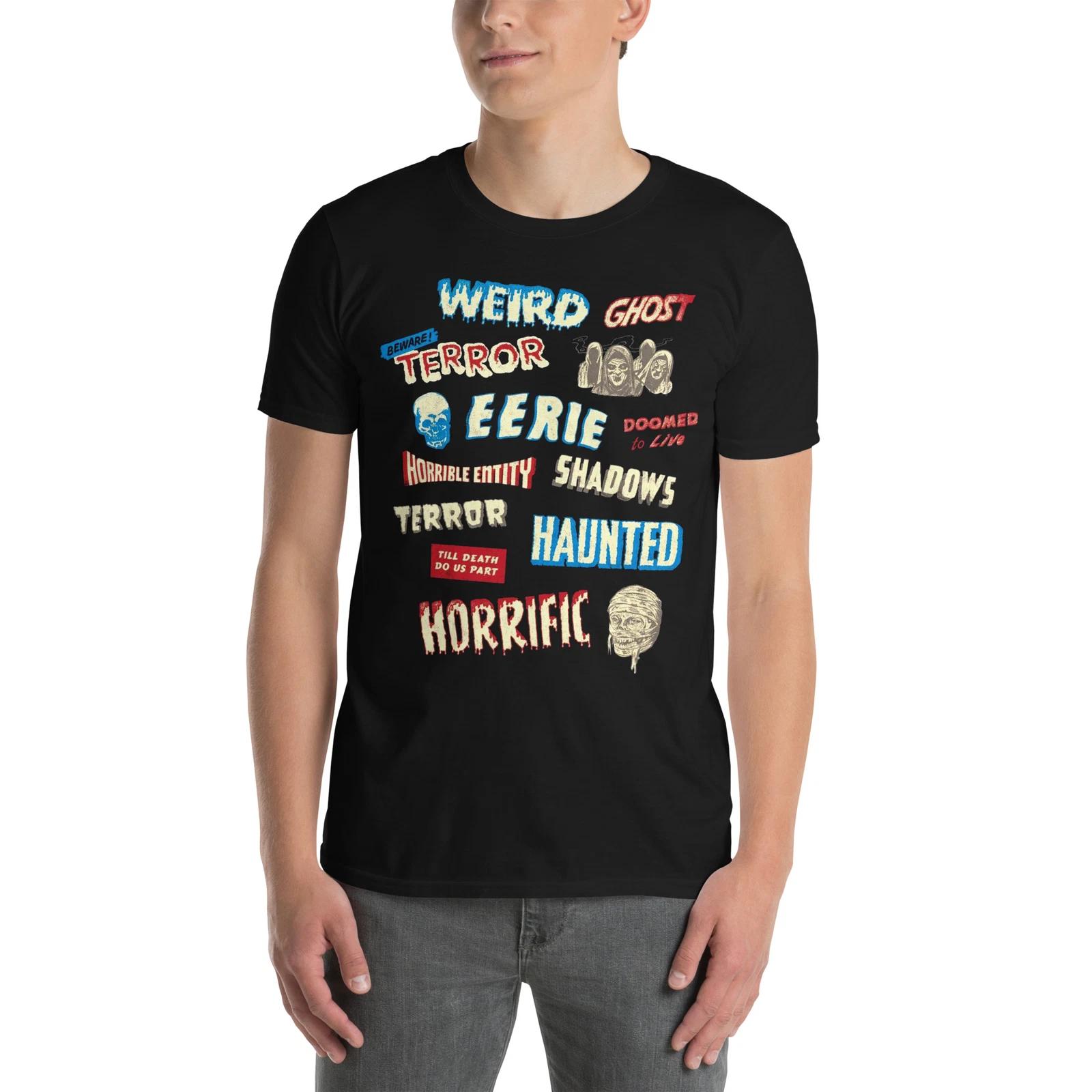 

VINTAGE HORROR COMICS - Logos T-Shirt Horror 50s 60s 2XL