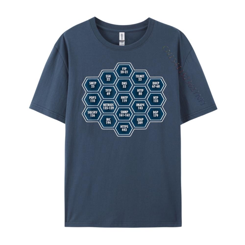 Cyber Security Port Numbers Hacker Wholesale Tshirts 100 Pcs Band Tshirts Korean