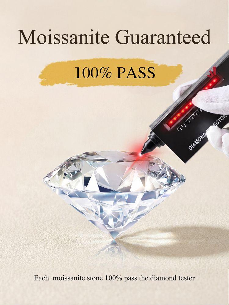 GRA Test Passed Moissanite Ring Matching Wedding Diamond Band for Women 925 Silver Female Crown Single Tail Ring Jewelr