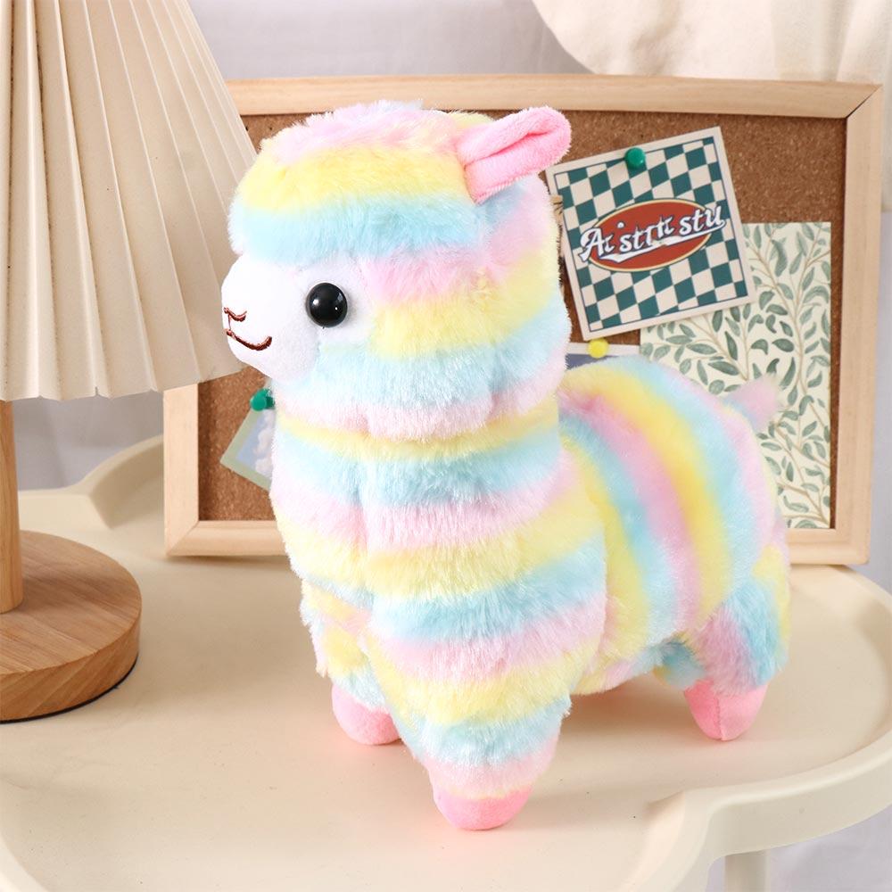Gift Toy Gift For Children Alpaca Plush Doll Home Soft Toys Colorful Alpaca Doll Stuffed Plush Toys