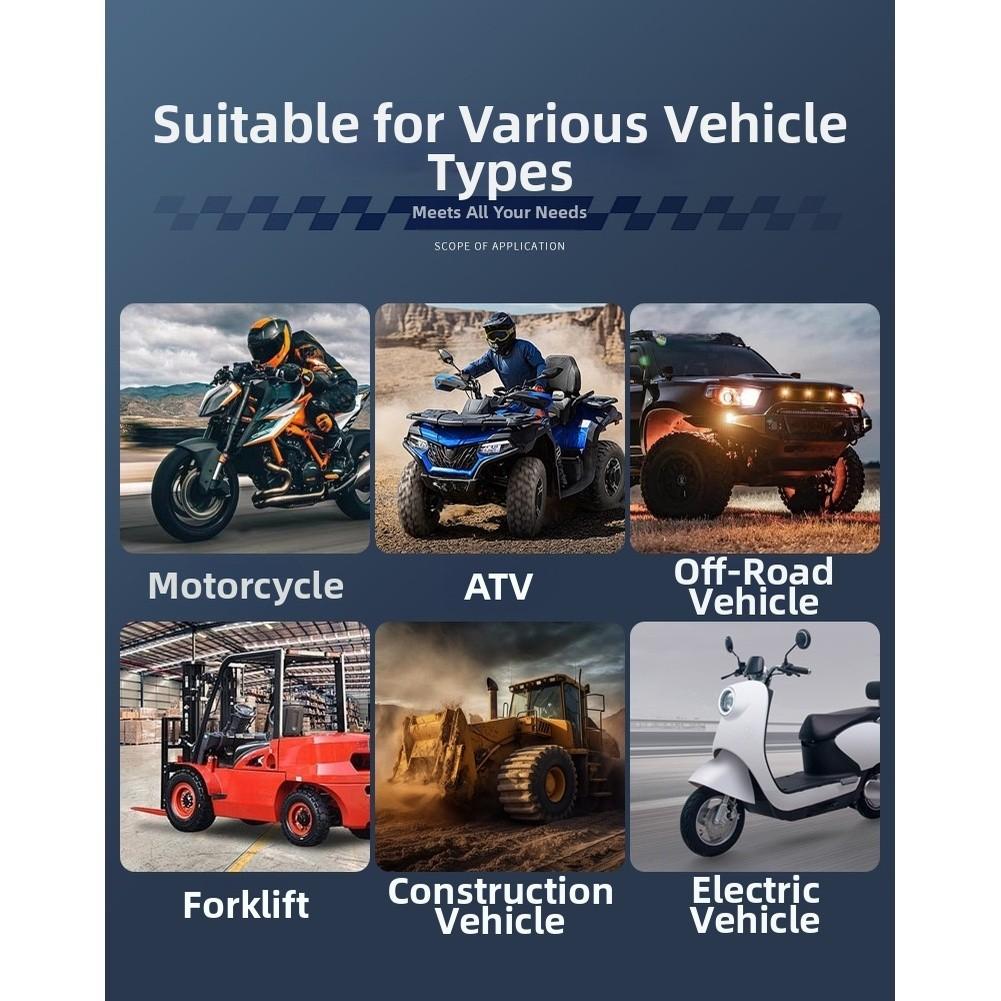 LED Headlight 20W for Car Motorcycle Off Road with IP67 Waterproofing and Dual Yellow White Light Output Wide Voltage 10 60V