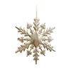 Christmas Ornaments Plastic Glitter Gold Snowflake/Reindeer/Angel Hanging Ornaments for Xmas Tree Winter Decoration