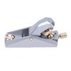 Low Angle Block Plane 33 Degree Woodworking Hand Planer for Miniature Model Leather Making Silver