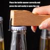 Pack Of 5 Solid Wood Nail Beer Bottle Openers with Ergonomic Handle Drink Lid Remover for Home Use Kitchen Accessories
