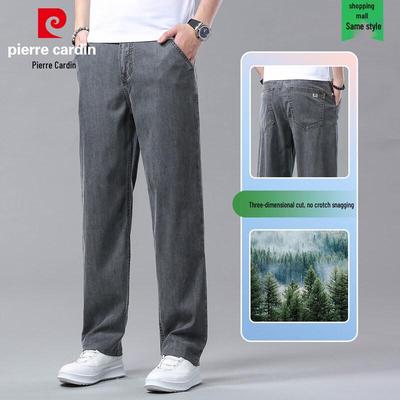 Men's Summer Lyocell Blend Relaxed Straight Jeans