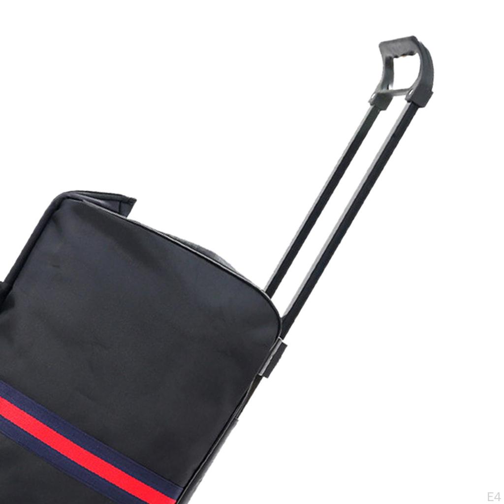 Große Kapazität Reise Seesack mit 2 Rad Reisetasche Reißverschluss Bekleidung Trolley Gepäck
