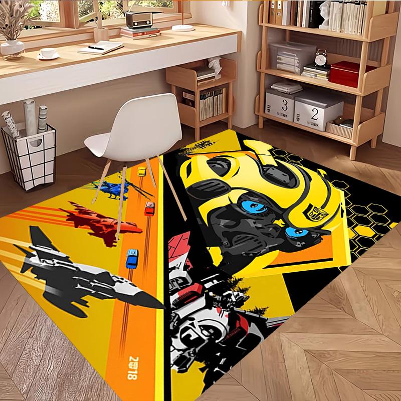 Robot Print Rug, Washable Floor Carpet, For Entryway Dorm Laundry Room Office Study, Home Decor Birthday Christmas Gift