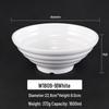 white a5 melamine noodle bowl (w1809-9), 10-pack