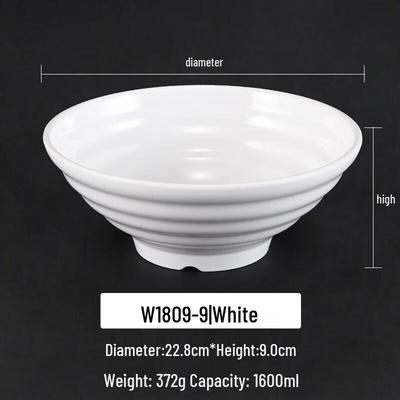 A5 Melamine Noodle Soup Bowl