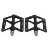 Lp Litepro 2pcs Folding Bicycle Pedal Black Wearproof Nylon Nonslip Mountain Bike Footpeg for MTB