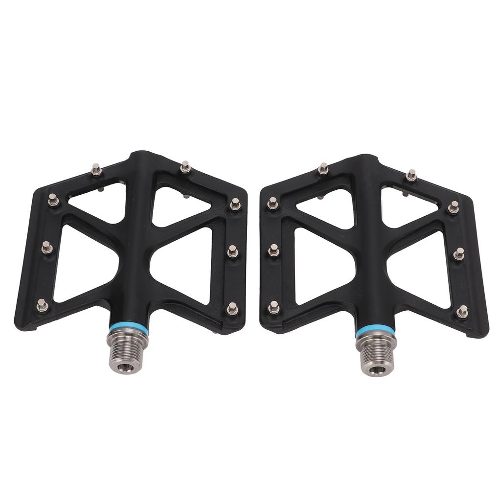 Lp Litepro 2pcs Folding Bicycle Pedal Black Wearproof Nylon Nonslip Mountain Bike Footpeg for MTB