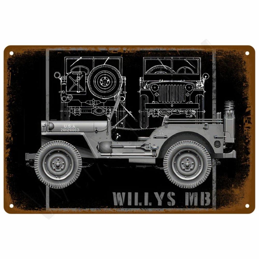 Metal Tin Sign Vintage Poster Wall Decor 20x30cm