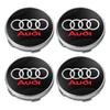 4pcs 60mm Car Wheel Center Hub Stickers 60/68mm Car Wheel Center Hub Caps Auto Decoration Accessories For 4GUFH S RS A3 A4 A1