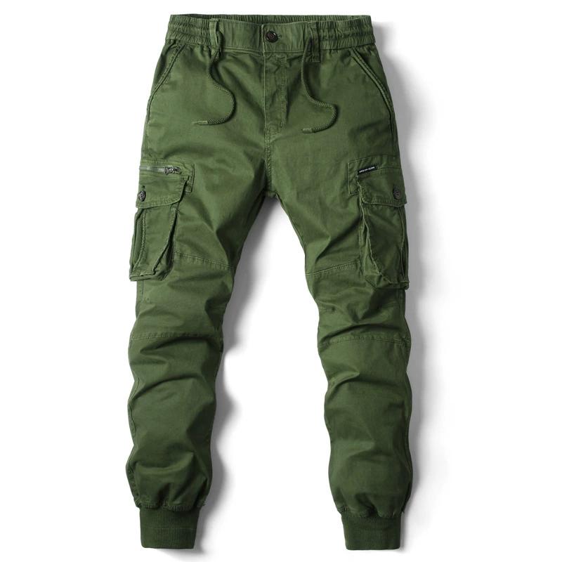 

Four Season Drawstring Pants Men s Plus Size Pants Fashionable Multi-color Casual Workwear Pants Plus Size Loose Pants 40 зелений