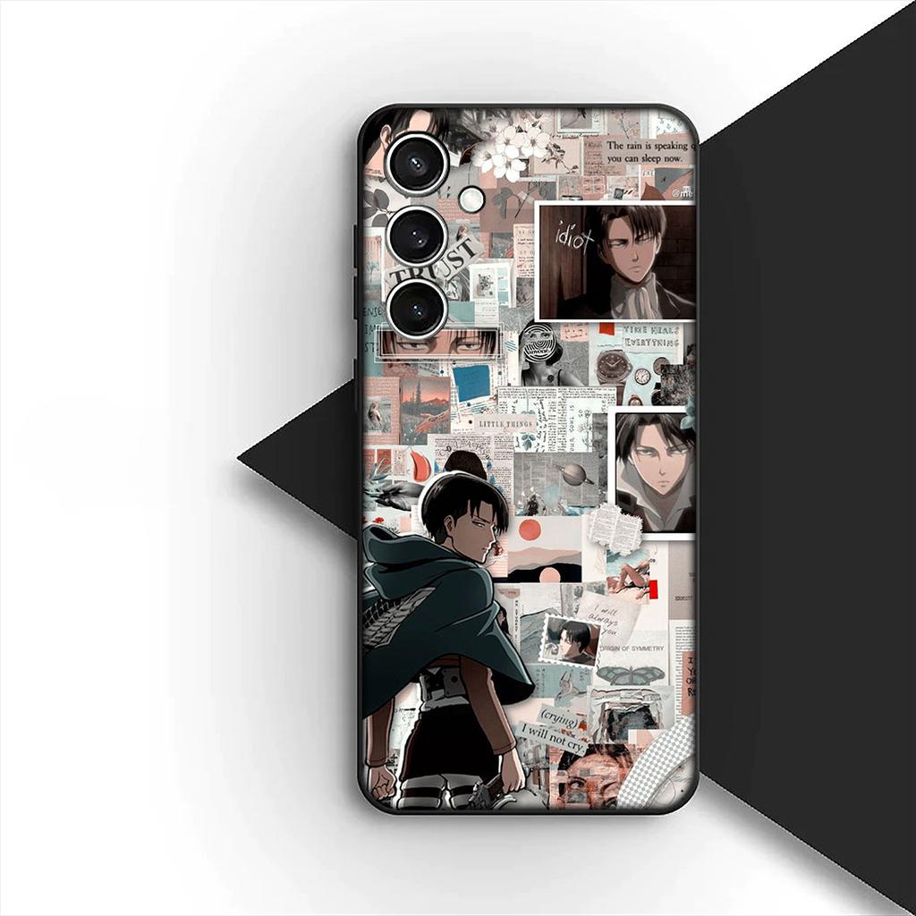 Cover for Motorola Moto G55 G45 G75 G85 G35 Edge 50 30 Fusion 40 NEO Ultra Pro Phone Case Comics Attack on titan levi Eren