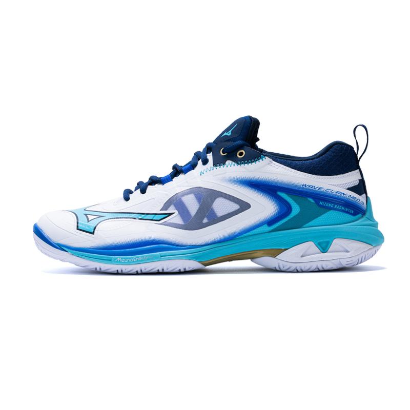 Mizuno Wave Claw Neo 3 71GA247302 Men s Badminton Shoes White/Blue 36.5