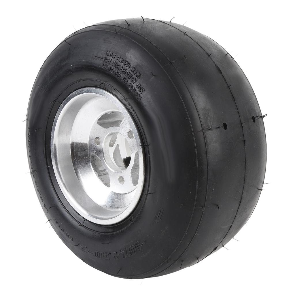 10x4.50 5 Front Wheels Tire with Rim 4PR Tubeless Enhanced Traction Puncture Proof for Drift Trike Go Kart ATV UTV Golf