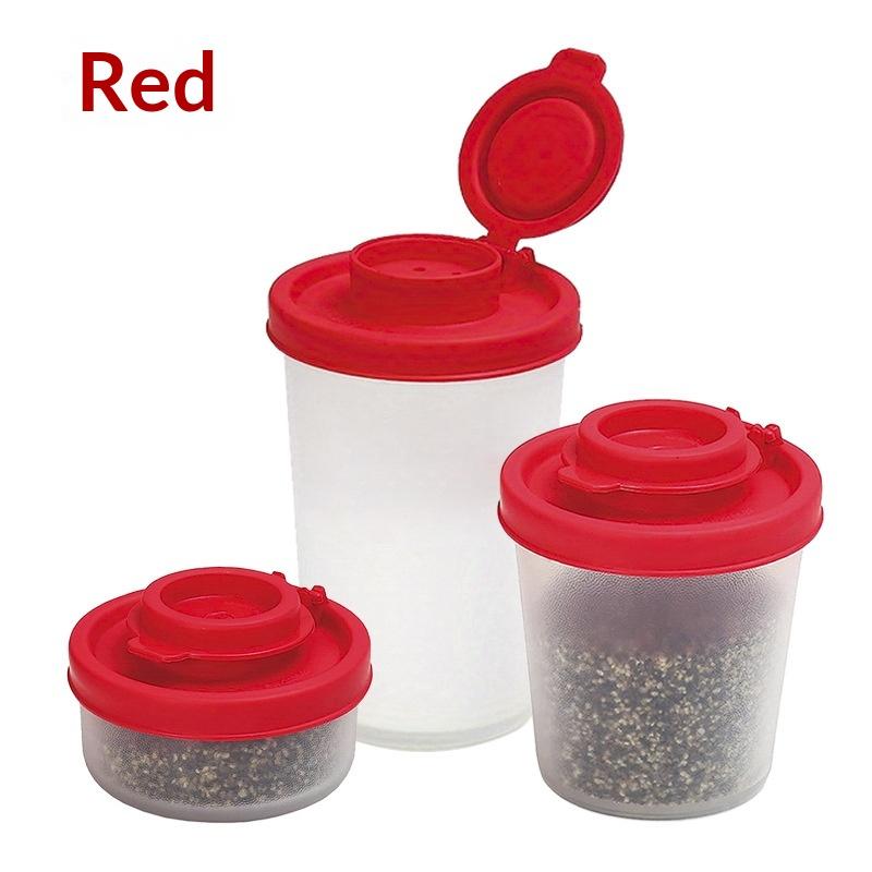 Mini Dustproof Plastic Salt And Pepper Shakers Ideal Camping Kitchen Companion