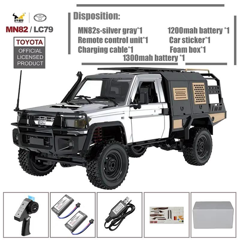 MN82 MN82 Pro Remote Controlled Climbing Off-road Vehicle 1:12 Full scale 4WD For Toyota LC79 Simulation RC Model Toy Rc Car