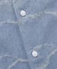 Prism Works Wave Denim Half Shirt _ Light Blue