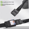 20cm 30cm 50cm 9Pin Header Computer Motherboard Front Extension Cable For PC Motherboard Power Switch Restart Hard Drive