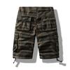 Herren-Cargo-Shorts aus Baumwolle, Sommer, Sport, lässig, Strand, kurze Hose, mehrere Taschen, gerade, karierte Shorts