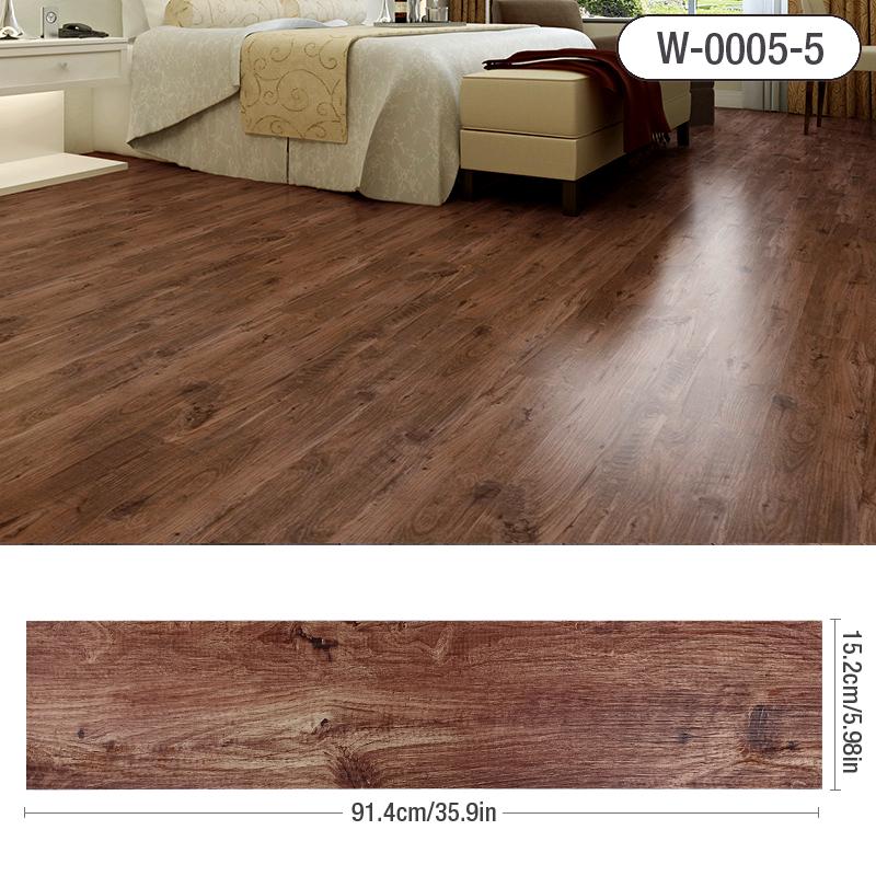 Selbstklebende Holzmaserung Boden Wandaufkleber PVC Tapete für Wohnzimmer Toilette Küche Heim Boden Dekoration Wasserdichter Aufkleber