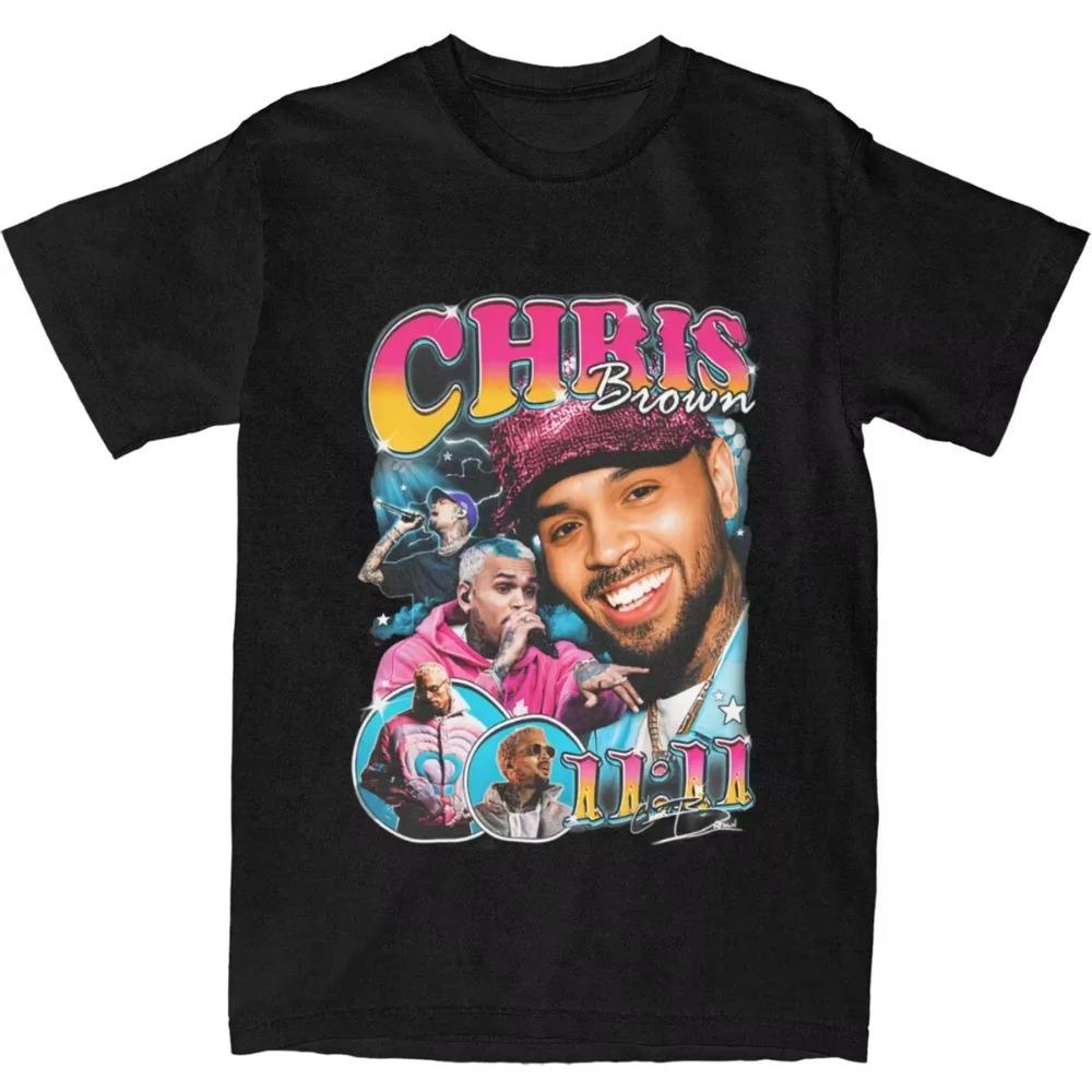 

Футболка Chris Brown Bootleg Apparel для мужчин и женщин, дань уважения R&B музыкальному артисту, крутая графическая печать XXXXXL чёрный