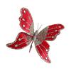 Glittering Foam Cloth Butterfly Ornament 25Cm Length Design Festival Party Home Decoration Christmas Tree Accessories