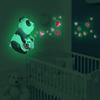 Cartoon Panda Baby Heart Wall Sticker Bedroom For Home Decoration Kids Room Wallpaper Glow In The Dark Self-adhesive Stickers