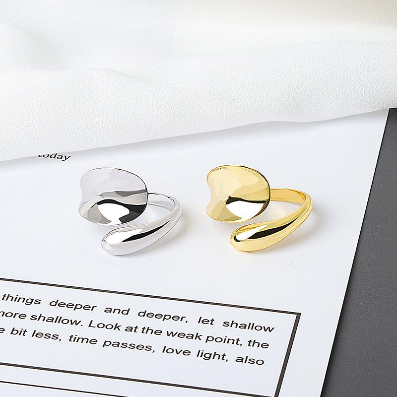 Minimalist Smooth Open Ring For Women Versatile Fashion Band Jewelry Elegant Simple Design Daily Wear Accessory