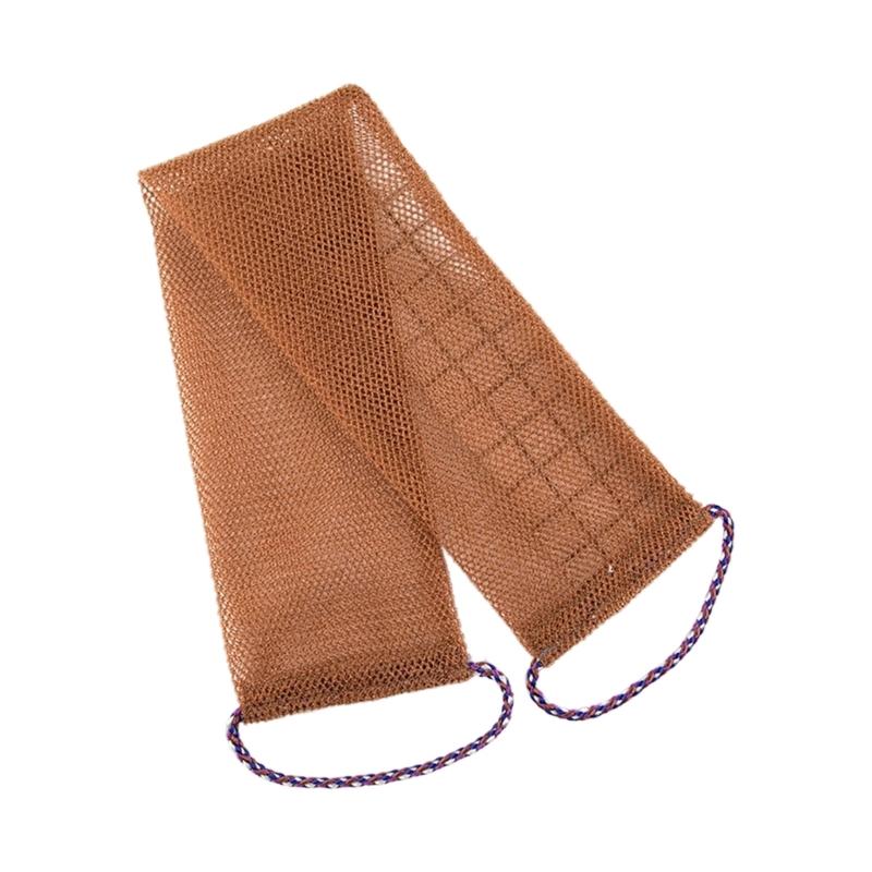 African Reusable Bath Net Sponges With Rope Handle For Full Body Exfoliation In Shower