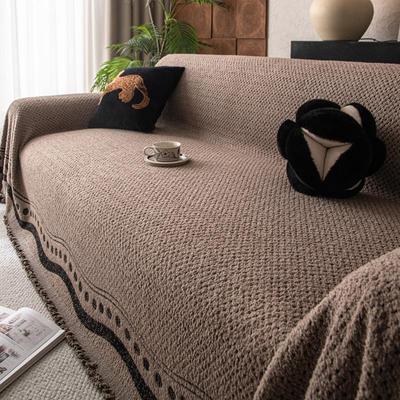 Sofa Cover Cloth New Towel Universal High-grade Four-season Chenille Non-slip Cushion Full Thickened Sub-cover Armchairs