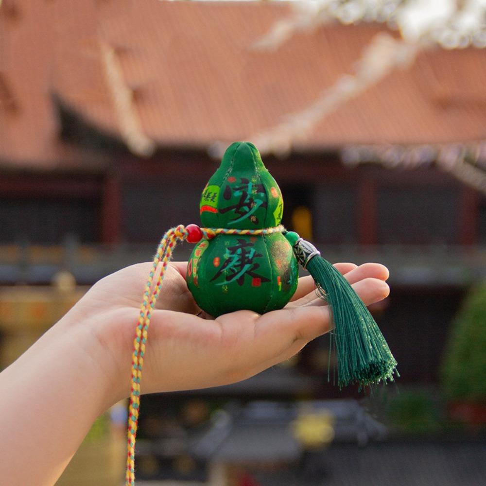3D Blessing Fragrant Bag Traditional Gourd Car Pendant Chinese Sachet  Festival Decoration