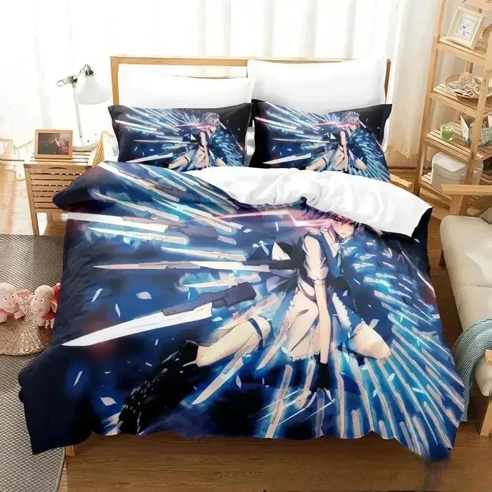 3D Print Anime Touhou Project Bedding Set Duvet Cover Bed Set Quilt Cover Pillowcase Comforter King Queen Size Boys Adult A