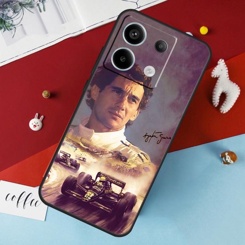 Ayrton Senna F1 Racing Case For Xiaomi Redmi 12 13C 12C 10C 9C Redmi Note 13 9 10 11 12 Pro 9S 10S 11S 12S Cover